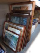A varied selection of used picture frames COLLECT ONLY