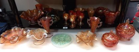 A good selection of glassware including Murano COLLECT ONLY