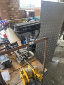 A very robust trolley with powerful hand operated winch trailer. with aluminium ramp. Collect Only.