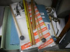 A quantity of lyre and drum sticks.