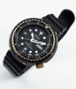 A RARE GENTLEMAN'S TITANIUM NITRIDE SEIKO 