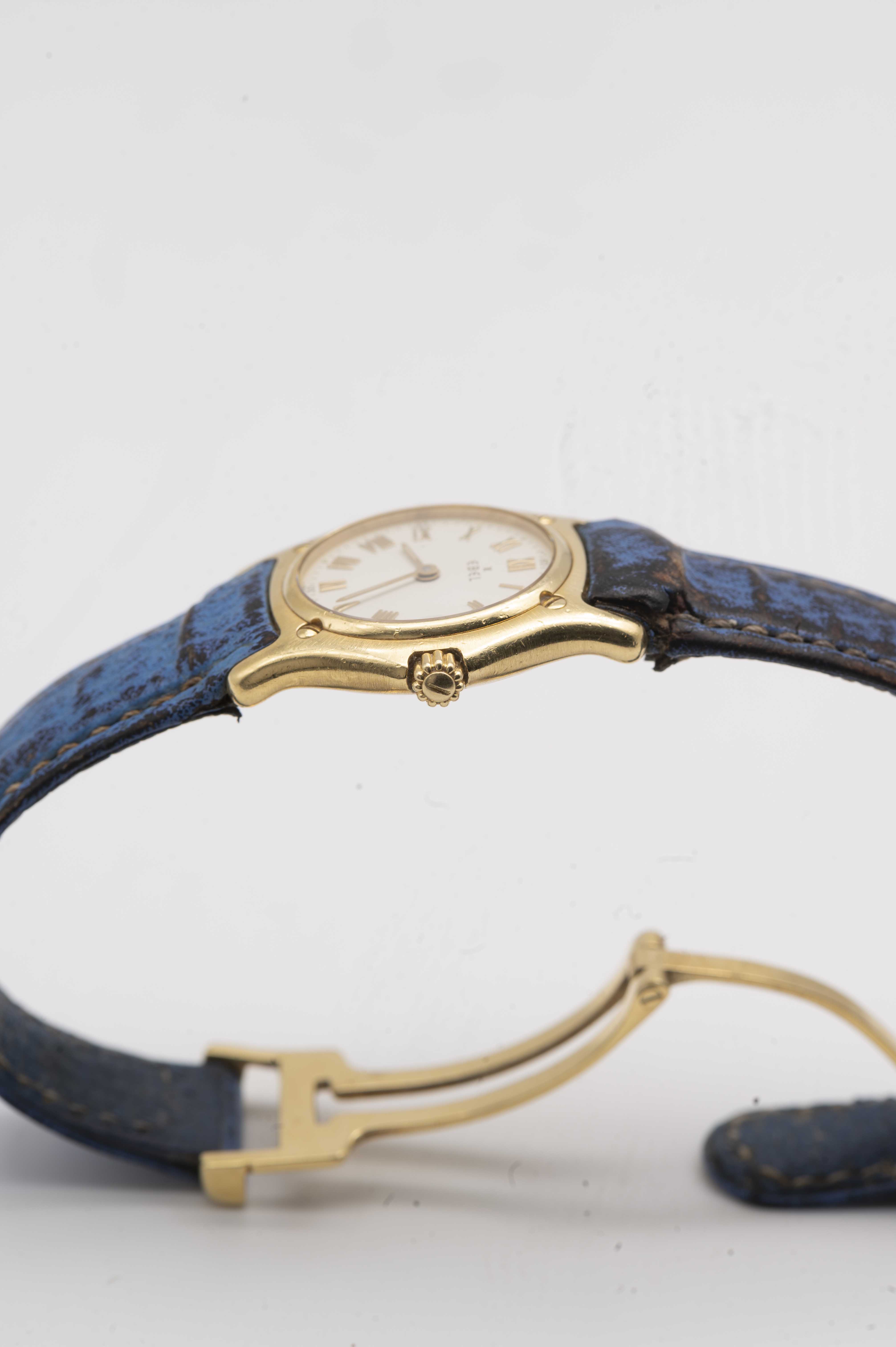 A LADIES 18K SOLID GOLD EBEL 1911 WRIST WATCH CIRCA 1990s, REF. 888901 Movement: Quartz, signed - Image 8 of 10