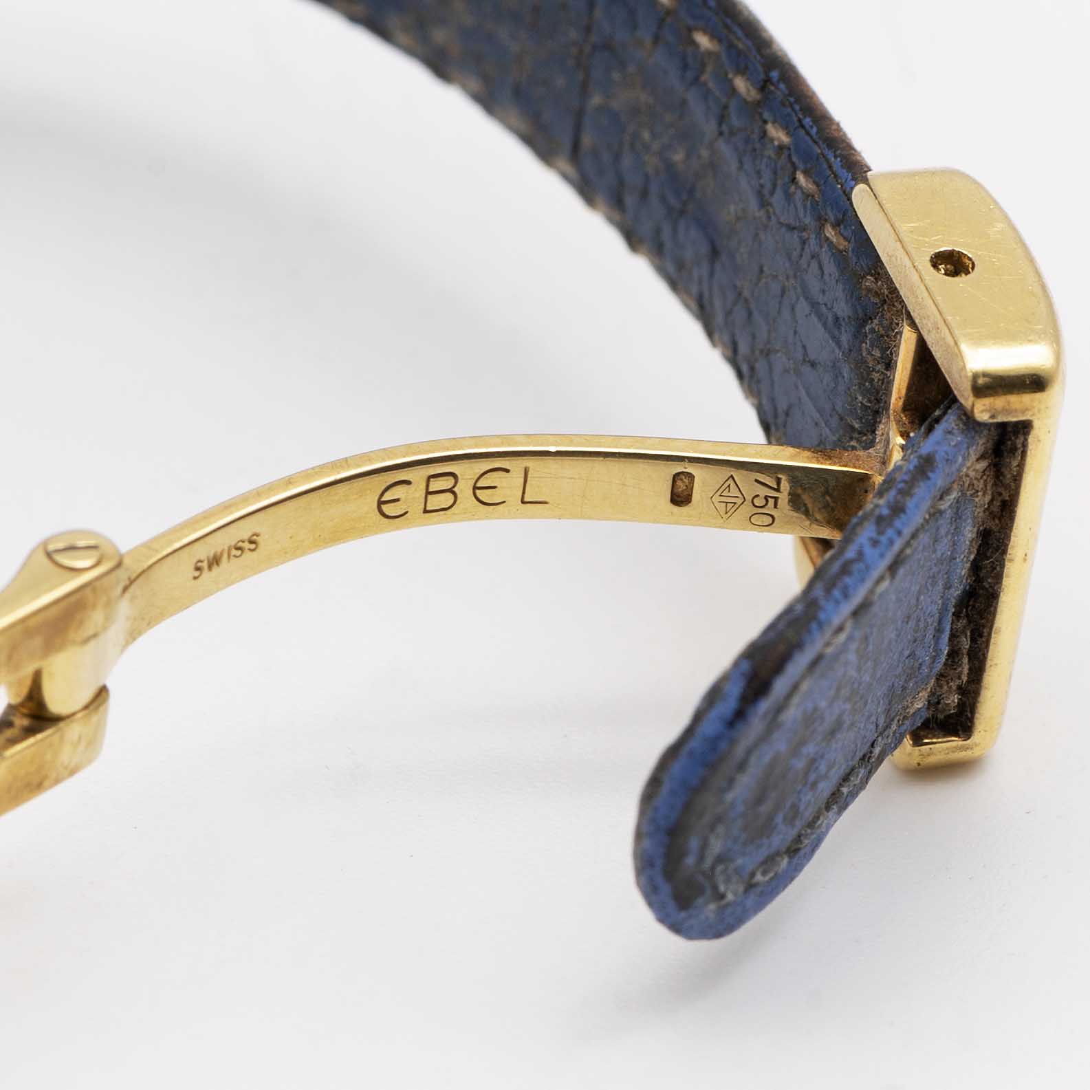 A LADIES 18K SOLID GOLD EBEL 1911 WRIST WATCH CIRCA 1990s, REF. 888901 Movement: Quartz, signed - Image 7 of 10