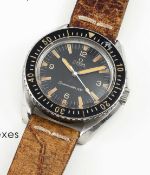 A RARE GENTLEMAN'S STAINLESS STEEL OMEGA SEAMASTER 300 AUTOMATIC WRIST WATCH DATED 1964, REF. 165.