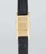 A LADIES 18K SOLID GOLD CARTIER FRANCE DUOPLAN WRIST WATCH CIRCA 1930s, WITH JAEGER MOVEMENT
