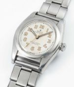 A RARE GENTLEMAN'S STAINLESS STEEL ROLEX OYSTER PERPETUAL CHRONOMETER 