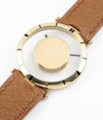 A RARE GENTLEMAN'S 18K SOLID GOLD CARTIER 