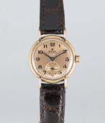 A LADIES 18K SOLID GOLD ROLEX WRIST WATCH CIRCA 1954, REF. 4241 Movement: 17J, manual wind, signed