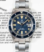 A GENTLEMAN'S STAINLESS STEEL ROLEX TUDOR PRINCE OYSTERDATE 
