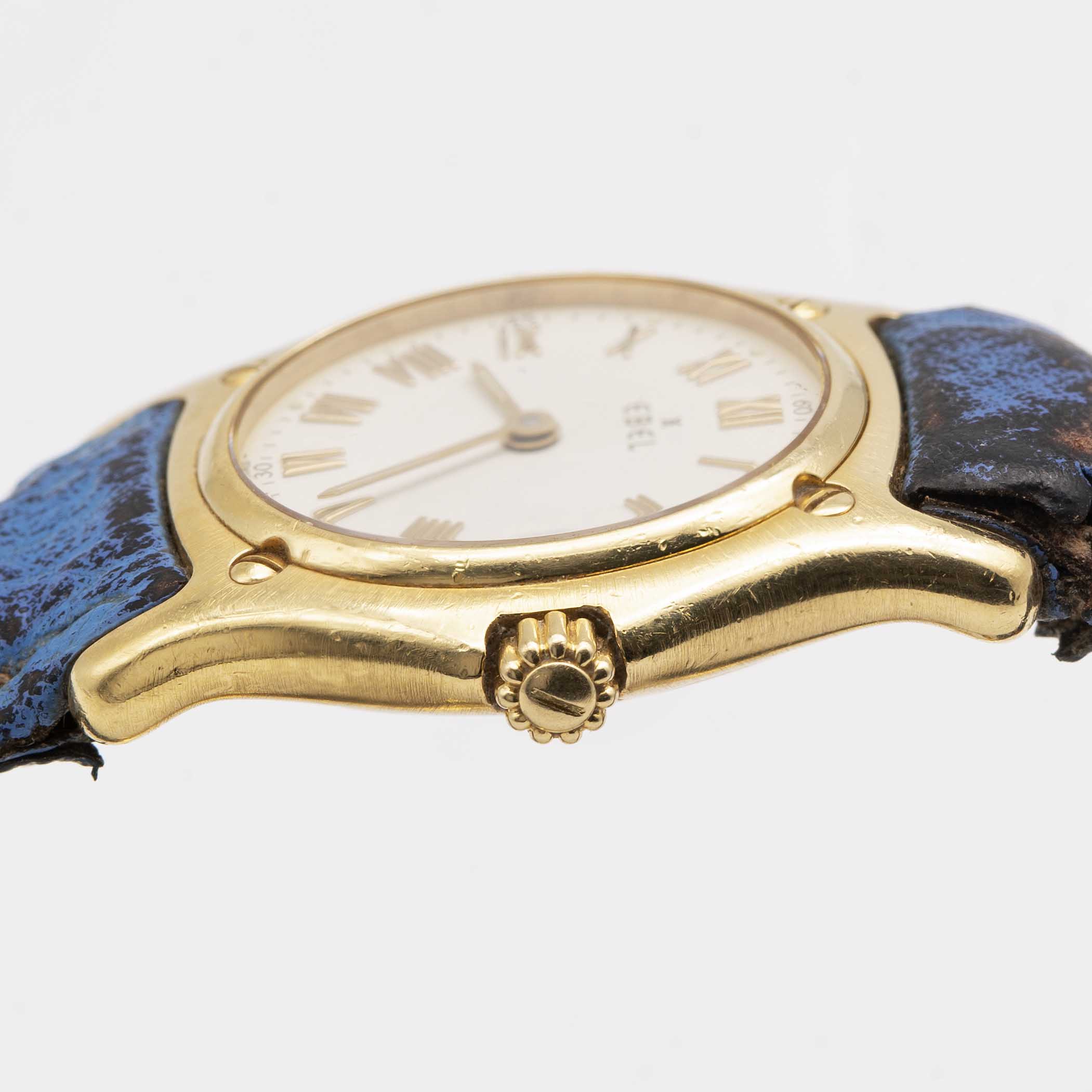 A LADIES 18K SOLID GOLD EBEL 1911 WRIST WATCH CIRCA 1990s, REF. 888901 Movement: Quartz, signed - Image 9 of 10
