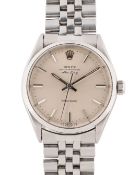 A GENTLEMAN'S STAINLESS STEEL ROLEX OYSTER PERPETUAL AIR KING PRECISION BRACELET WATCH CIRCA 1971,