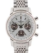 A GENTLEMAN'S STAINLESS STEEL BREITLING TOP TIME 