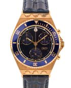 A GENTLEMAN'S 18K SOLID GOLD FRED LA TIGRESSE CHRONOGRAPH WRIST WATCH CIRCA 1990s Movement: