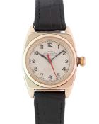 A RARE GENTLEMAN'S 9CT SOLID GOLD ROLEX OYSTER VICEROY IMPERIAL CHRONOMETER WRIST WATCH CIRCA 1937,