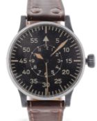 A GERMAN MILITARY LUFTWAFFE B.UHR LACO NAVIGATORS AVIATORS WATCH CIRCA 1940, REF. FL23883 