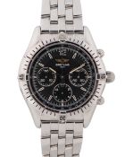 A GENTLEMAN'S STAINLESS STEEL BREITLING COCKPIT AUTOMATIC CHRONOGRAPH BRACELET WATCH CIRCA 1990s,