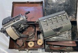 Pair of TICKET MACHINES, both with straps and correct boxes, comprising a TIM, casing no 150, ex