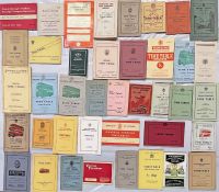 Quantity (40) of bus TIMETABLE etc BOOKLETS from 1937-1970 (mostly 1950s/60s) from a wide range of