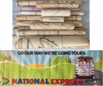 Quantity (c20) of Southdown Motor Services etc TRANSFERS (decals) including 12 traditional script