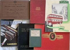 Quantity (7) of HANDBOOKS, BROCHURES & BOOKLETS comprising c1920 AEC Model 5 handbook (hardback),