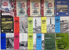 16 issues of the ABC COACH GUIDE comprising No 1 1954, No 3 1954, No 2 1955, No 1 1956, No 2 1958,