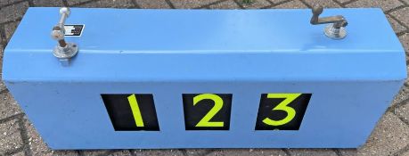 London Underground Metropolitan Line A-Stock TRAIN REPORTING NUMBER BOX, a complete unit that