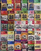 Quantity (30) of 1940s-60s Ian Allan ABCs etc of buses and coaches from across the UK including