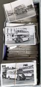 From the David Harvey Photographic Archive: a box of approx 1,100 mostly b&w, postcard-size