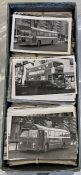 From the David Harvey Photographic Archive: a box of approx 1,100 b&w, postcard-size PHOTOGRAPHS