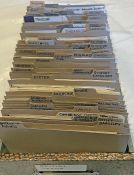 From the David Harvey Photographic Archive: a box of 1,000+ b&w, postcard-size PHOTOGRAPHS of