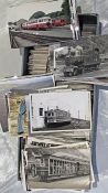 From the David Harvey Photographic Archive: a box of approx 1,200 b&w & colour, postcard-size