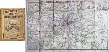 1907/8 London Underground MAP 