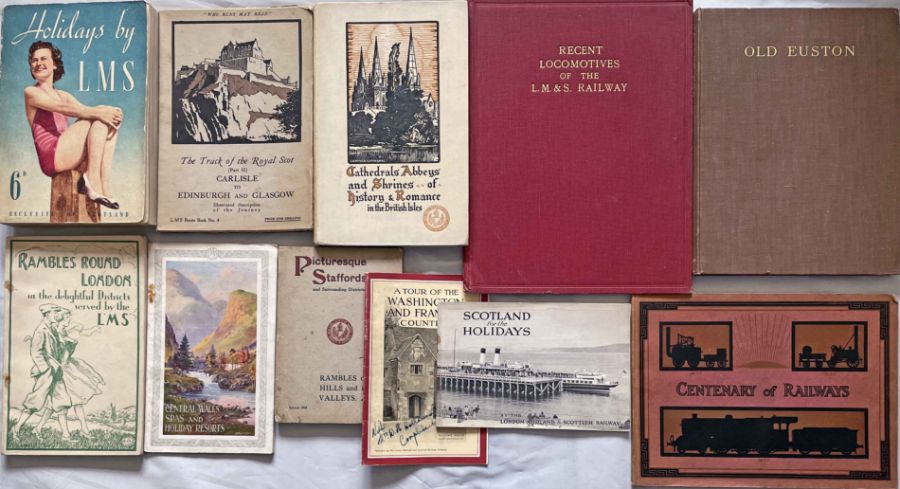 Quantity (11) of 1920s/30s London Midland & Scottish (LMS) Railway PUBLICATIONS including