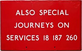 London Transport bus stop enamel G-PLATE 