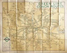 1937 (copyright 1936) London Transport quad-royal POSTER MAP 