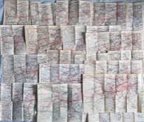 Large quantity (19) of 1886-1908 London Underground MAPS: The 