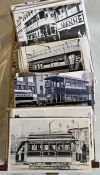 From the David Harvey Photographic Archive: a box of 1,000+ b&w, postcard-size PHOTOGRAPHS of