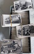 From the David Harvey Photographic Archive: a box of 1,200+ b&w, postcard-size PHOTOGRAPHS of