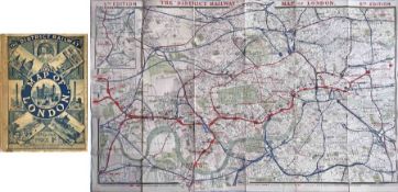 c1893/4 London Underground MAP 'The 