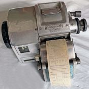 London Transport GIBSON TICKET MACHINE, serial no 22632, an alpha fare codes machine. Prints a
