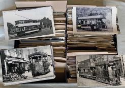 From the David Harvey Photographic Archive: a box of approx 1,000 b&w, postcard-size PHOTOGRAPHS