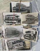 From the David Harvey Photographic Archive: a box of 1,000+ b&w, postcard-size PHOTOGRAPHS of
