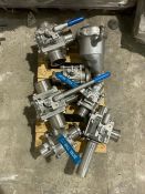 7 X BALL VALVES