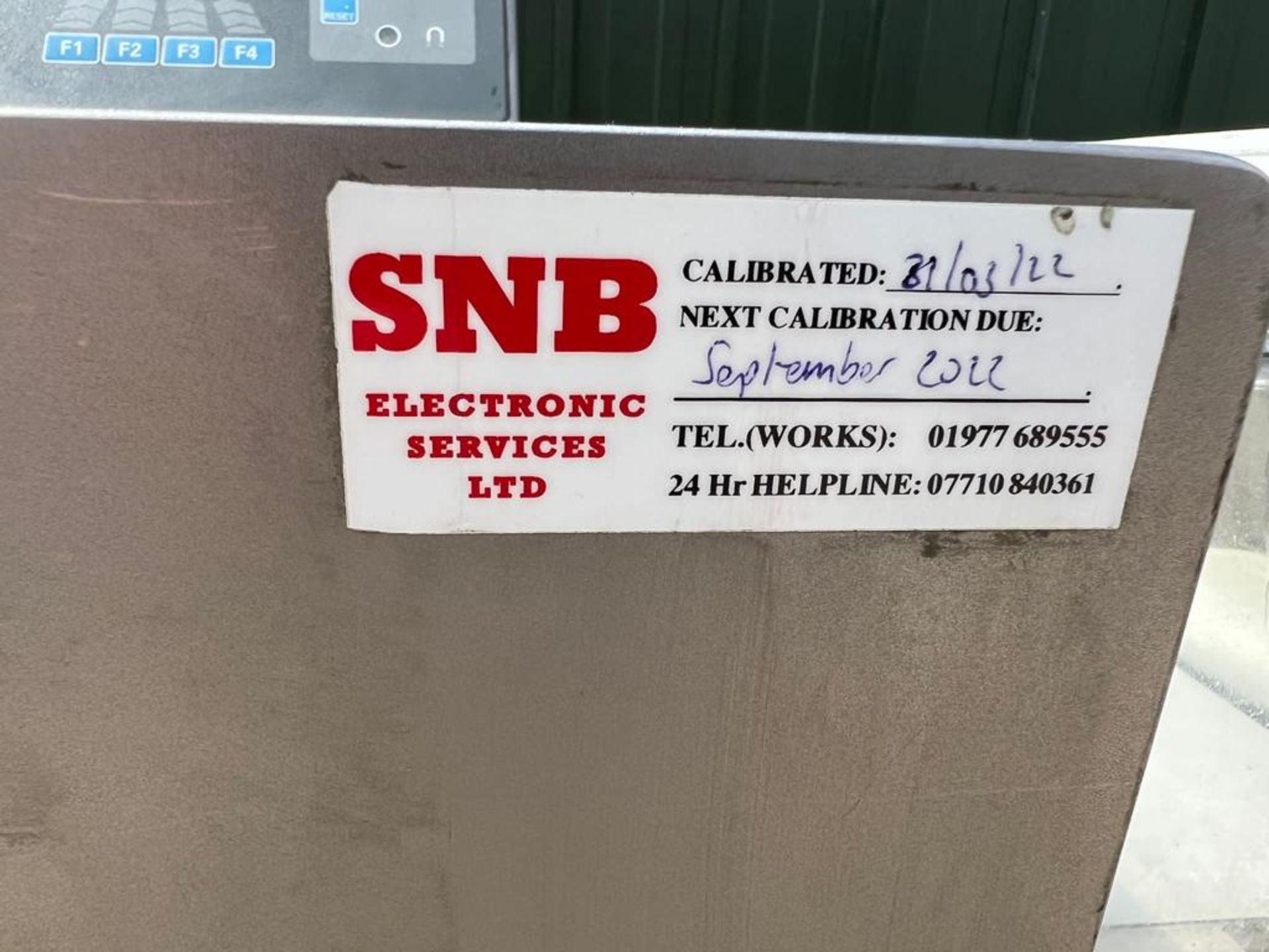 BIZERBA METAL DETECTOR CHECK WEIGHER - Image 15 of 15