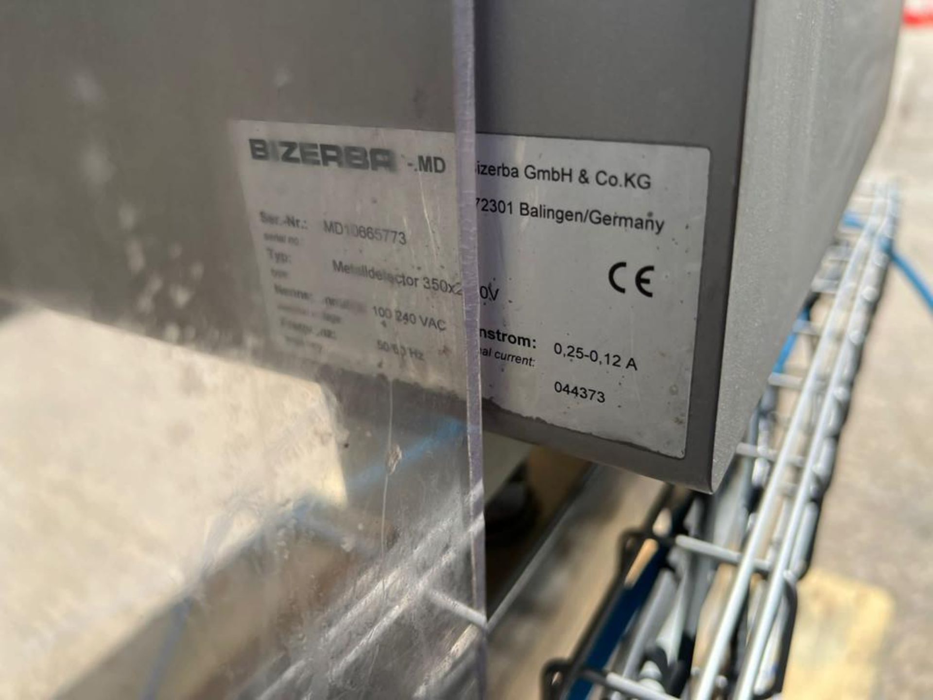 BIZERBA METAL DETECTOR CHECK WEIGHER - Image 14 of 15