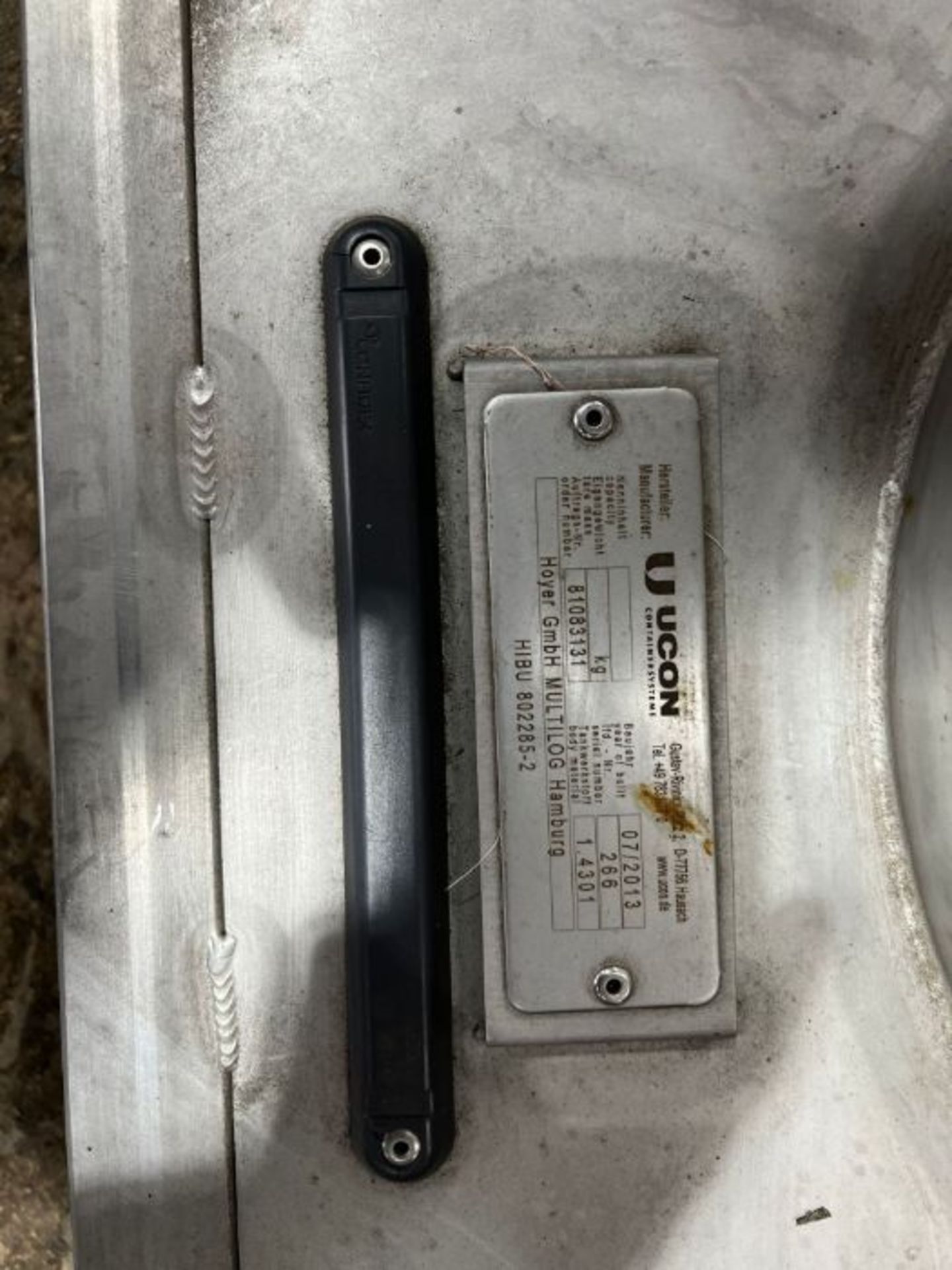 HOYER CYCLONE MIXER ON TRAM - Image 3 of 6