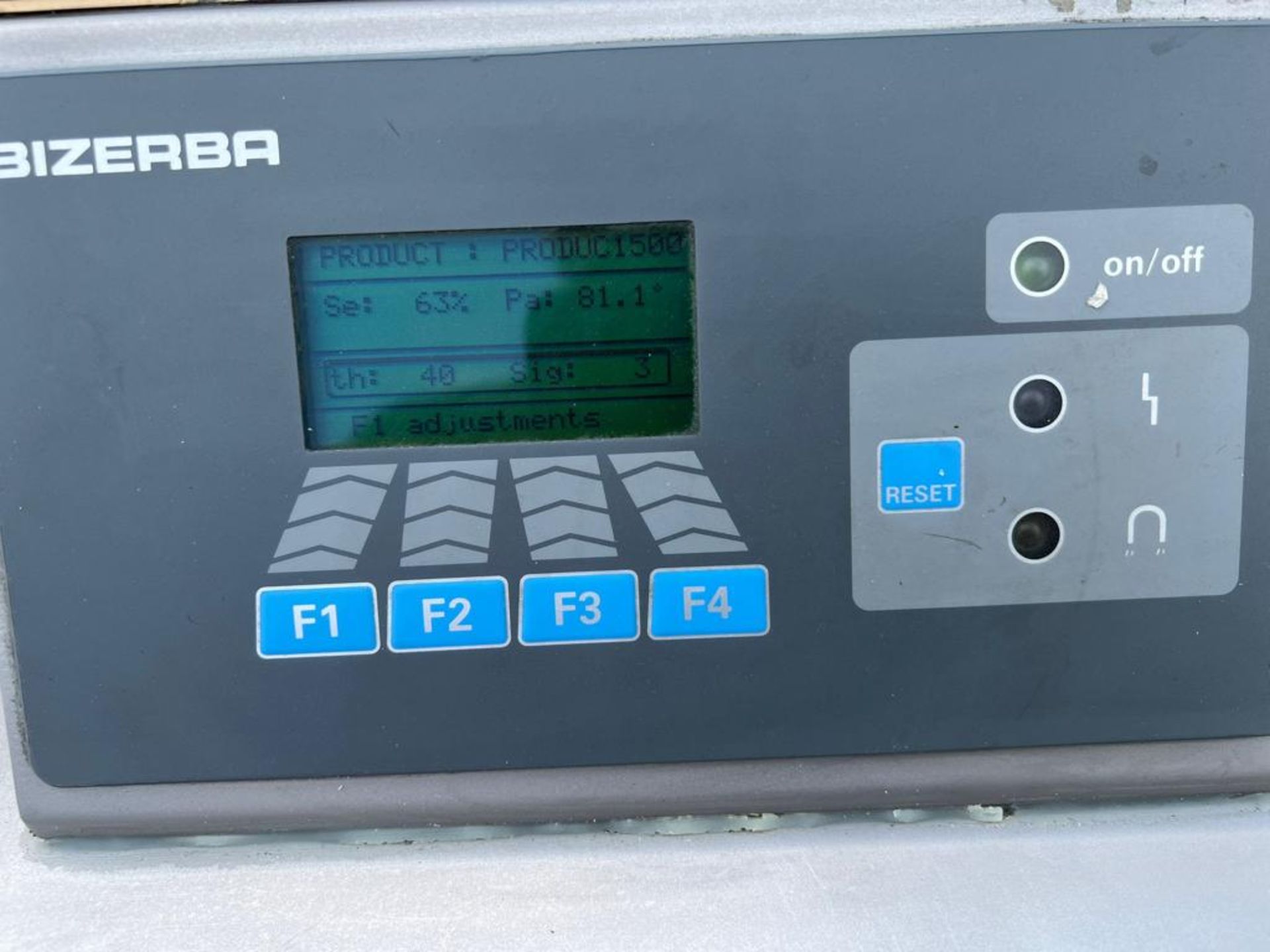 BIZERBA METAL DETECTOR CHECK WEIGHER - Image 7 of 15