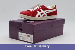 Onitsuka Tiger Unisex Fabre NM, Classic Red/White, UK 8. Box damaged