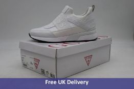 Guess Hardy KS Trainers, Nappa White, EU 39