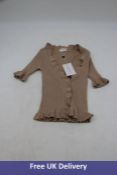 Lovers & Friends Serena Top, Coffee, UK XS